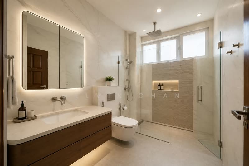 Bridport Avenue, , 7 Bedrooms, 3,700 sqft, Semi-Detached House For Sale, by Melvin Chan, 500210924 - Bathroom render - PropertyGuru.com.sg