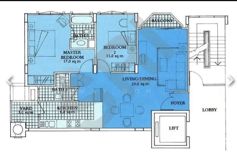 Hume Park I, 3 Hume Avenue, 2 Bedrooms, 904 sqft, Condominium For Sale, by May Goh, 500211002 - PropertyGuru.com.sg