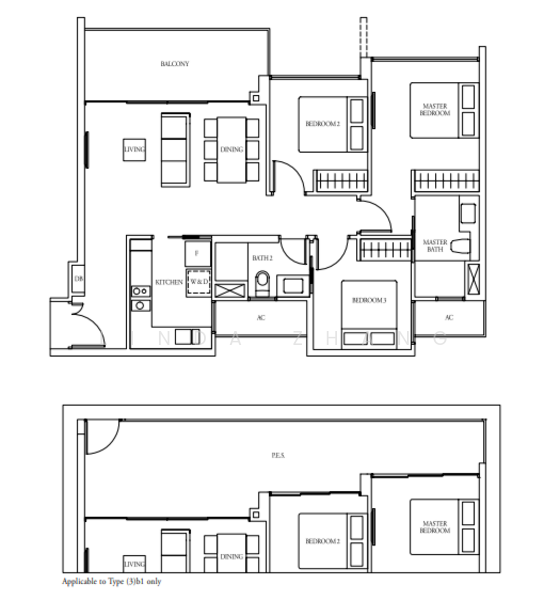 Bartley Ridge, 36 Mount Vernon Road, 3 Bedrooms, 1,130 sqft, Condominium For Sale, by Linda Zhang, 500211102 - PropertyGuru.com.sg