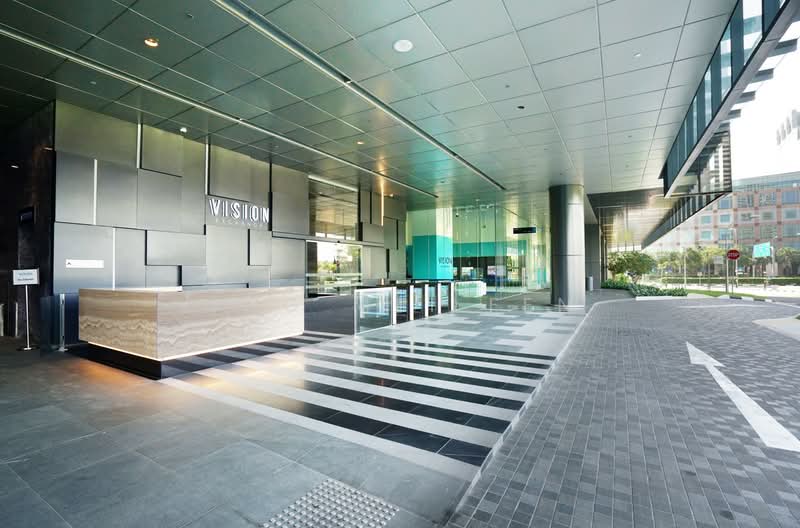 Vision Exchange, 2 Venture Drive, Boon Lay / Jurong / Tuas, 840 sqft, Office For Rent, by Ong Mei Fen, 500211158 - Entrance - CommercialGuru.com.sg