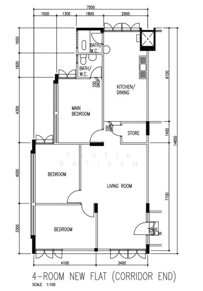 182 Ang Mo Kio Avenue 5, 182 Ang Mo Kio Avenue 5, 3 Bedrooms, 1,001 sqft, HDB Flat For Sale, by Taufik Batisah, 500211246 - PropertyGuru.com.sg