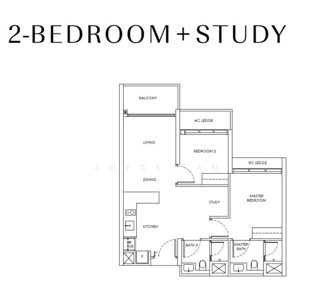 Chuan Park, 240 Lorong Chuan, 2 Bedrooms, 743 sqft, Condominium For Sale, by Joyce Tan, 500211322 - PropertyGuru.com.sg