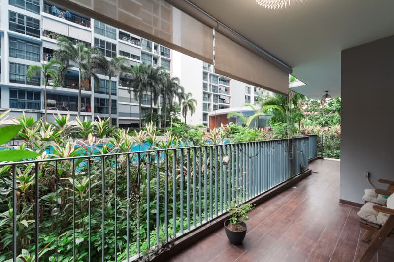 Twin Fountains, 11 Woodlands Avenue 6, 4 Bedrooms, 1,270 sqft, Executive Condominium For Sale, by Samuel Sim, 500211452 - Balcony - PropertyGuru.com.sg