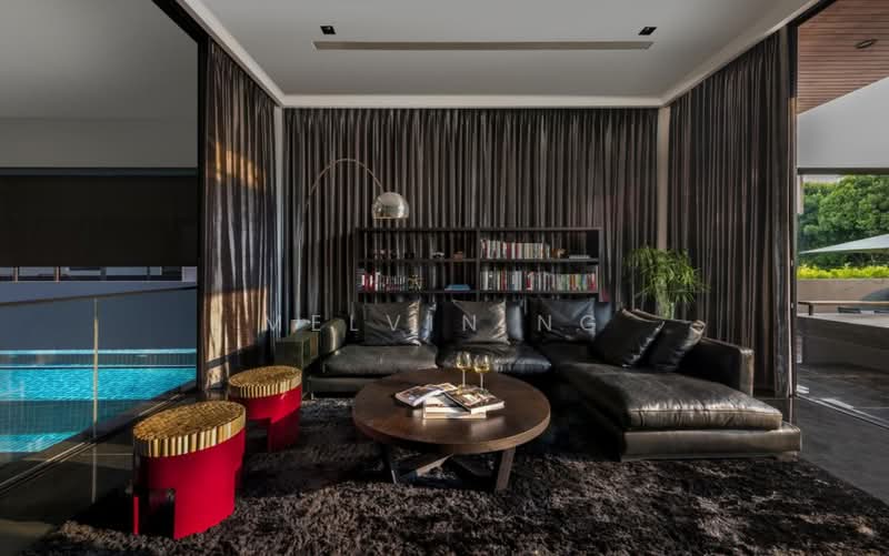 ⭐Renowned Architect⭐Featured in Magazine✅Bespoke Modern Landmark, WIDE Frontage | Garage | Pool & Lift | Dakota MRT, 6 Bedrooms, 7,000 sqft, Bungalow House For Sale, by Melvin Ng, 500211496 - Living Room - PropertyGuru.com.sg