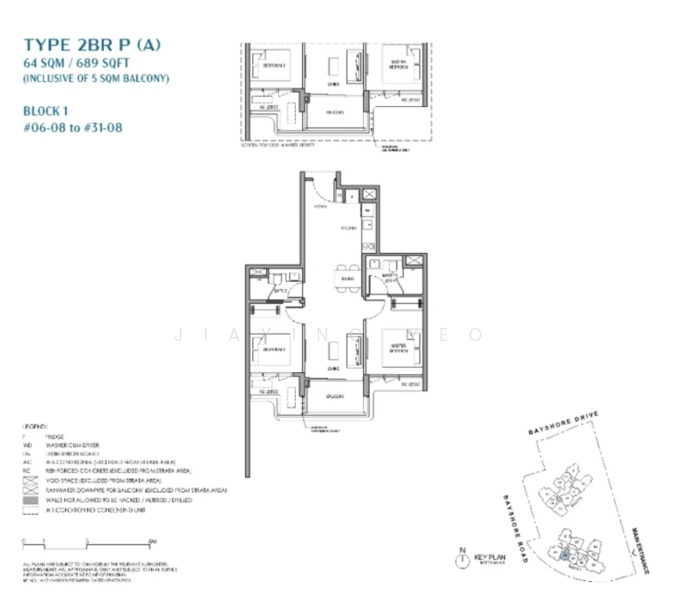 Vela Bay, Bayshore Road, 2 Bedrooms, 689 sqft, Condominium For Sale, by Jiaying Yeo, 500211503 - PropertyGuru.com.sg