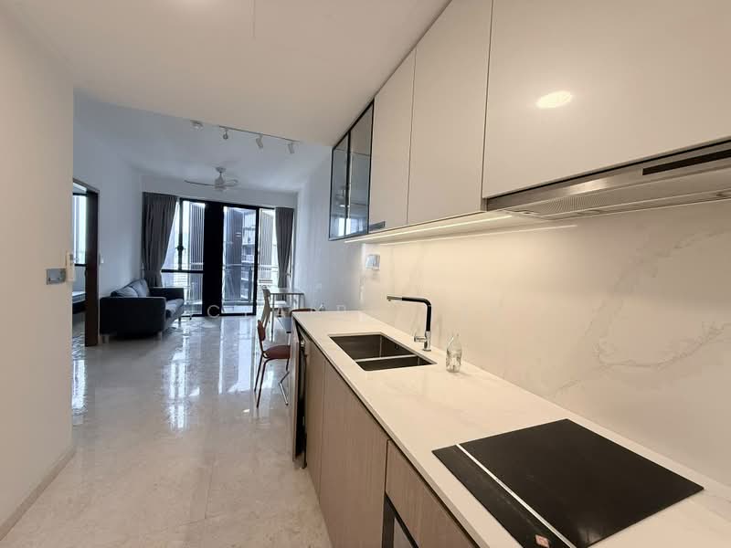 The Atelier, 2 Makeway Avenue, 1 Bedroom, 549 sqft, Condominium For Rent, by Claire Tey, 500211612 - Kitchen - PropertyGuru.com.sg