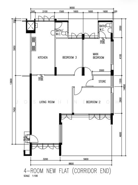 703 Hougang Avenue 2, 703 Hougang Avenue 2, 3 Bedrooms, 1,001 sqft, HDB Flat For Sale, by Josephine Koh, 500211711 - PropertyGuru.com.sg