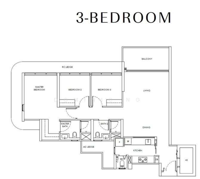 Chuan Park, 240 Lorong Chuan, 2 Bedrooms, 743 sqft, Condominium For Sale, by Dominic Ng, 500211739 - PropertyGuru.com.sg