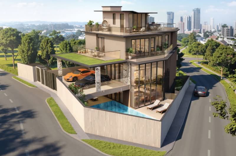 D11 Brand New Luxury Detached Homes | Limited Collection of 2 Units, , 6 Bedrooms, 9,448 sqft, Detached House For Sale, by Ian Low, 500211765 - Exterior - PropertyGuru.com.sg