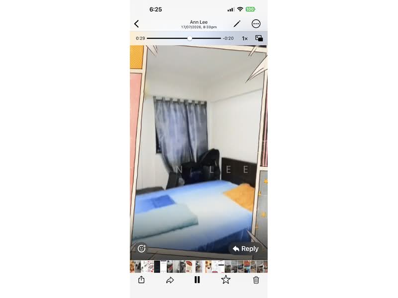 363 Clementi Avenue 2, 363 Clementi Avenue 2, 1 Bedroom, 200 sqft, HDB Flat For Rent, by Ann Lee, 500211773 - Bedroom - PropertyGuru.com.sg