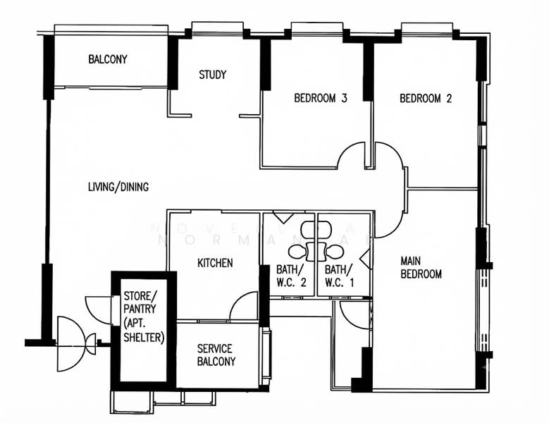 945 Hougang Street 92, 945 Hougang Street 92, 3 Bedrooms, 1,302 sqft, HDB Flat For Sale, by Norman AB, 500211787 - PropertyGuru.com.sg