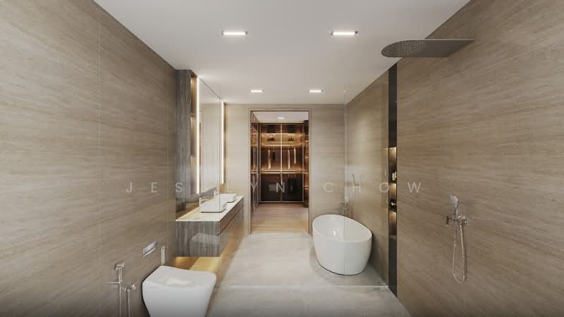 Exquisite Brand New Semi-D w Pool & Lift, , 6 Bedrooms, 5,900 sqft, Semi-Detached House For Sale, by Jesslyn Chow, 500211825 - Bathroom - PropertyGuru.com.sg