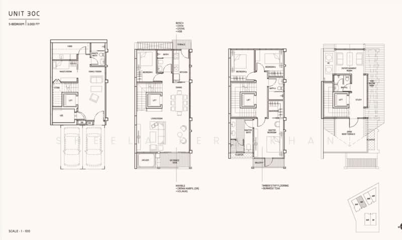 Alias Villas, JALAN HAJI ALIAS, 5 Bedrooms, 3,003 sqft, Cluster House For Rent, by Sheela Ferozkhan, 500211841 - PropertyGuru.com.sg