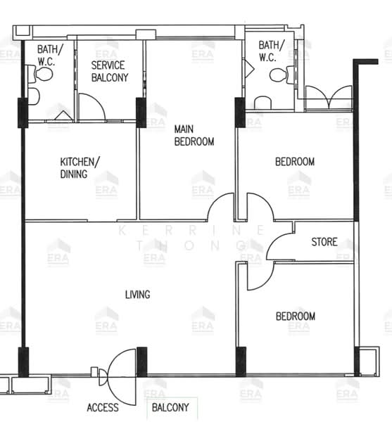 927 Hougang Street 91, 927 Hougang Street 91, 3 Bedrooms, 1,087 sqft, HDB Flat For Rent, by Kerrine Thong, 500211865 - PropertyGuru.com.sg
