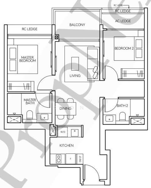 AMO Residence, 21 Ang Mo Kio Rise, 2 Bedrooms, 743 sqft, Condominium For Sale, by Choo Wei Kiong, 500211872 - PropertyGuru.com.sg