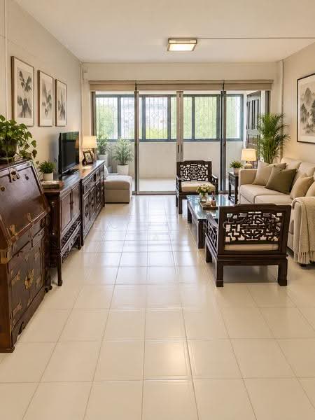 254 Tampines Street 21, 254 Tampines Street 21, Pasir Ris / Tampines, 3 Bedrooms, 1,302 sqft, HDB Flat For Sale, by Teo Zheng Kai, 500211958 - Living Room - PropertyGuru.com.sg