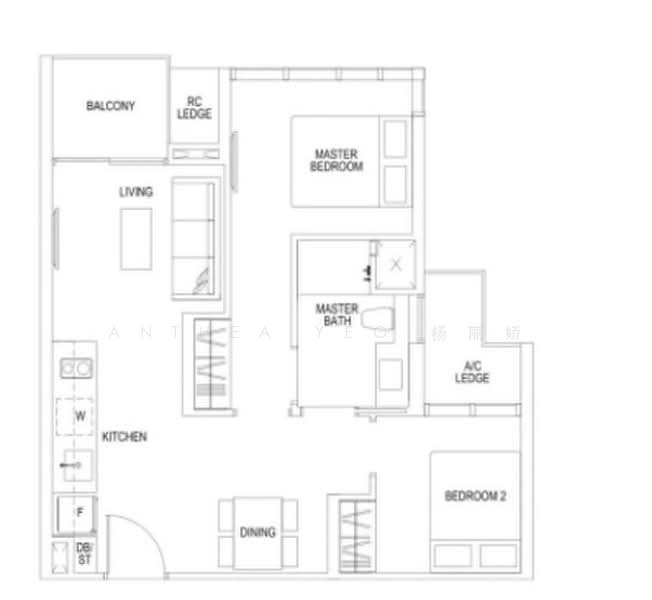Sims Urban Oasis, 10 Sims Drive, 2 Bedrooms, 624 sqft, Condominium For Rent, by Anthea Yeo 杨丽娇, 500212001 - PropertyGuru.com.sg