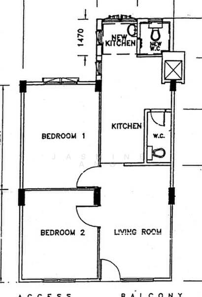 33 Jalan Bahagia, 33 Jalan Bahagia, 2 Bedrooms, 603 sqft, HDB Flat For Sale, by Jasmine Ang, 500212002 - PropertyGuru.com.sg