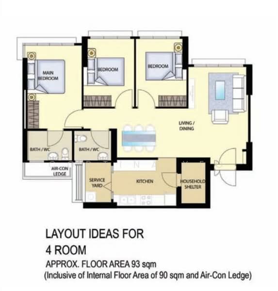 117A Jalan Tenteram, 117A Jalan Tenteram, 3 Bedrooms, 1,001 sqft, HDB Flat For Rent, by Cortina Yeo, 500212007 - PropertyGuru.com.sg