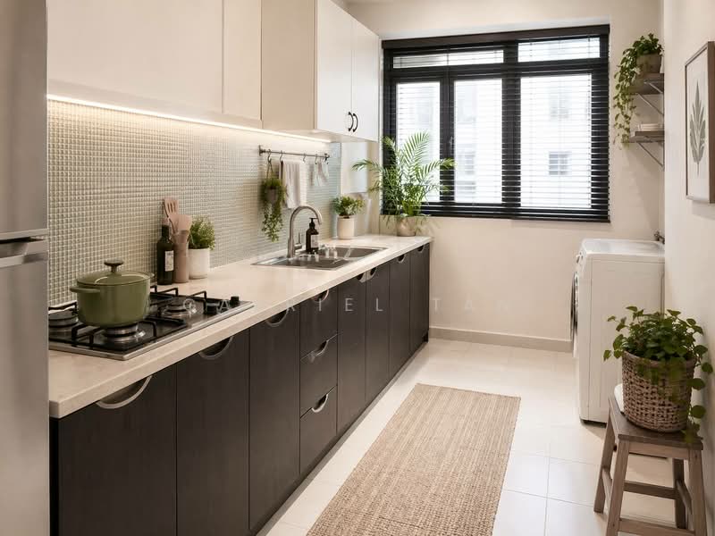 C.H.E.A.P | Rennovated | 2 MRTs | High Floor | D5 | All Race Eligible, Commonwealth Drive / Commonwealth Crescent / Commonwealth Close, 2 Bedrooms, 678 sqft, HDB Flat For Sale, by Gabriel Tan, 500212052 - Kitchen - PropertyGuru.com.sg