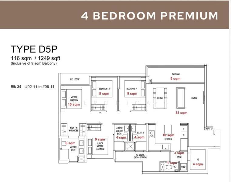 Amberwood, Tanglin / Holland / Bukit Timah, 4 Bedrooms, 1,076 sqft, Condominium For Sale, by Veronica Lim, 500212112 - Master Bedroom - PropertyGuru.com.sg