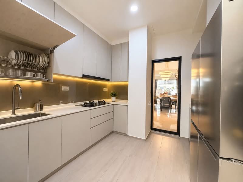 Luxus Hills, Seletar Green View, 5 Bedrooms, 3,600 sqft, Terraced House For Sale, by Evonne Tang, 500212157 - Kitchen - PropertyGuru.com.sg