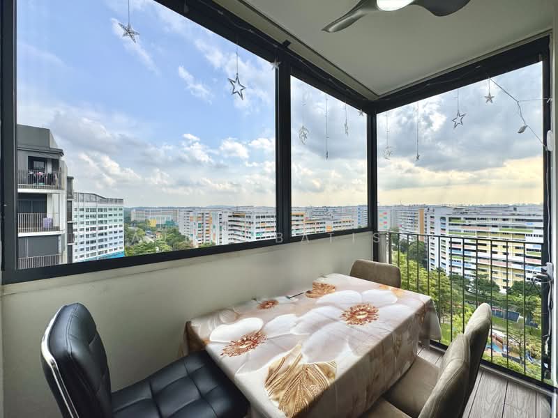 The Wisteria, 590 Yishun Ring Road, 3 Bedrooms, 893 sqft, Condominium For Sale, by Taufik Batisah, 500212217 - Balcony - PropertyGuru.com.sg