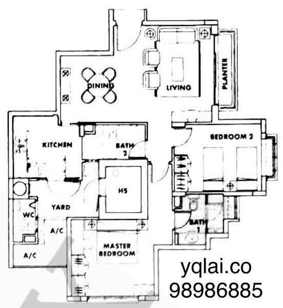 Palm Haven, 18 Palm Grove Avenue, 2 Bedrooms, 1,066 sqft, Condominium For Rent, by YQ Lai, 500212249 - PropertyGuru.com.sg