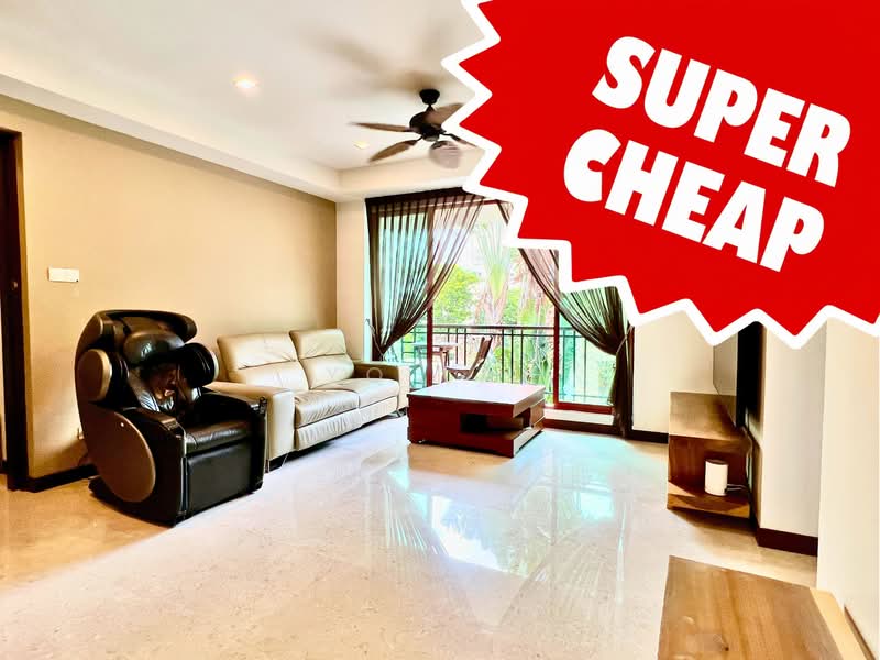 Palm Haven, 18 Palm Grove Avenue, 2 Bedrooms, 1,066 sqft, Condominium For Rent, by YQ Lai, 500212249 - Living Room - PropertyGuru.com.sg