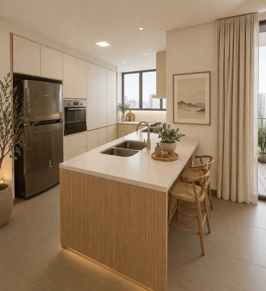 Regency Suites, 36 Kim Tian Road, 3 Bedrooms, 1,421 sqft, Apartment For Rent, by Liao Nicole, 500212250 - Kitchen - PropertyGuru.com.sg