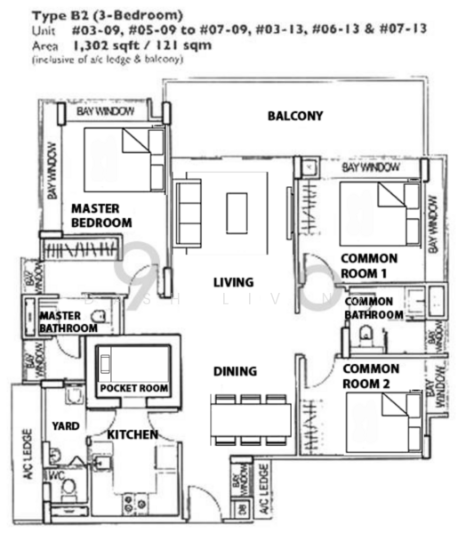 Atrium Residences, 1 Lorong 28 Geylang, 4 Bedrooms, 1,302 sqft, Apartment For Rent, by Dash Living, 500212286 - PropertyGuru.com.sg