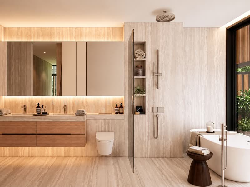 Head-Turning Brand-New Semi-Detached Homes, ACS, SJI, 5 Bedrooms, 7,276 sqft, Semi-Detached House For Sale, by Ang Teck Kuan (Teck), 500212347 - Relaxing Bath - PropertyGuru.com.sg
