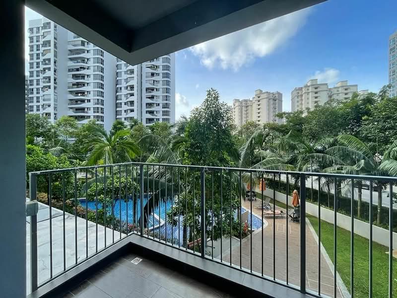 Q Bay Residences, 1 Tampines Street 86, 1 Bedroom, 528 sqft, Condominium For Rent, by Baron Tan 陈鼎超, 500212362 - Balcony - PropertyGuru.com.sg