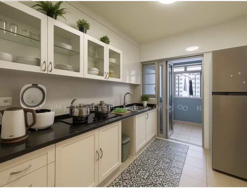405A Northshore Drive, 405A Northshore Drive, 3 Bedrooms, 1,011 sqft, HDB Flat For Sale, by Michelle Guo, 500212367 - Kitchen - PropertyGuru.com.sg