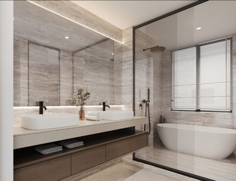 Detached Freehold House with Private Swimming Pool | Near East Coast Parkway | Popular Eateries, Siglap Road, 6 Bedrooms, 8,315 sqft, Detached House For Sale, by Alvin Aw, 500212368 - Bathroom - PropertyGuru.com.sg