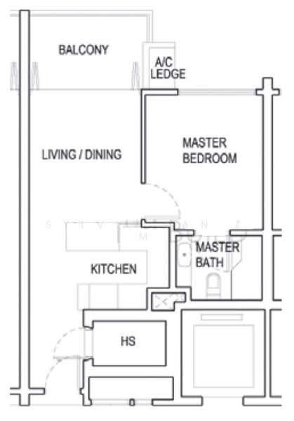 Hillsta, 68 Phoenix Road, 1 Bedroom, 570 sqft, Condominium For Rent, by Sylvia Tan Z M, 500212388 - PropertyGuru.com.sg