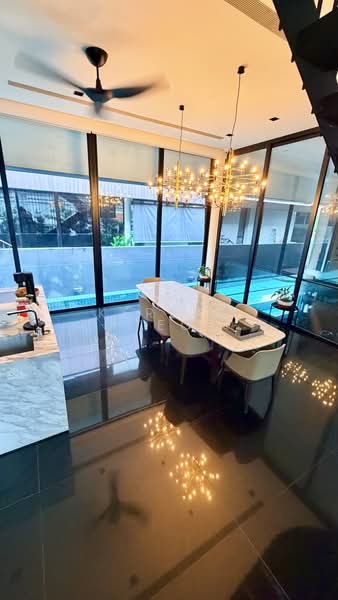 Crescent Rd, A Bespoke Architectural Triumph Detached House, Crescent Road, 5 Bedrooms, 7,000 sqft, Detached House For Sale, by Kereen Teo, 500212408 - Dining Room - PropertyGuru.com.sg