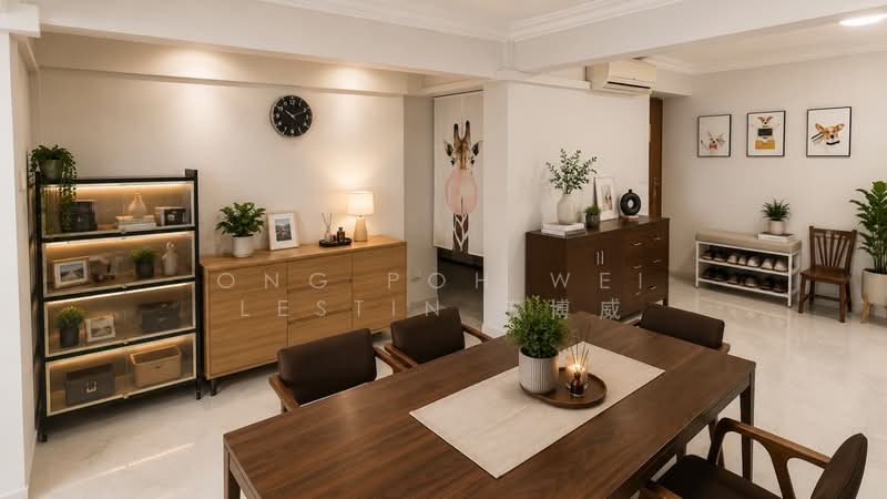 8 Ghim Moh Road, 8 Ghim Moh Road, 3 Bedrooms, 1,227 sqft, HDB Flat For Sale, by Ong Poh Wei Lestin 王博威, 500212409 - Dining Room - PropertyGuru.com.sg