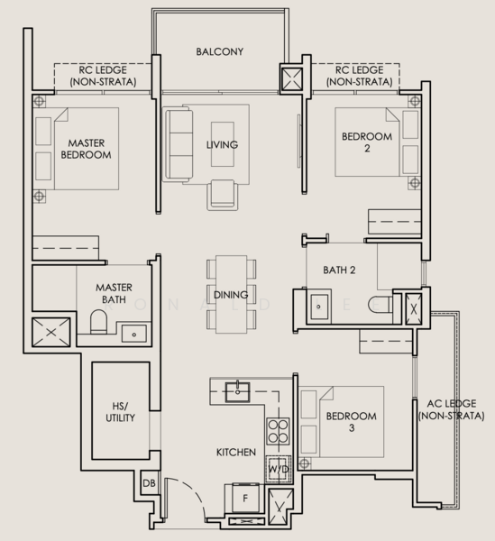 The Sen, Jalan Jurong Kechil, 3 Bedrooms, 872 sqft, Condominium For Sale, by Ronald Lee, 500212430 - PropertyGuru.com.sg