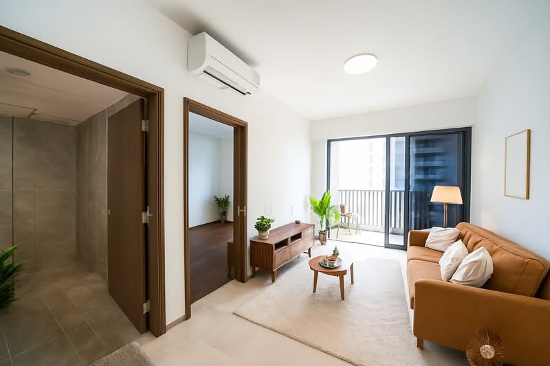 Lentor Modern, Lentor Central, 1 Bedroom, 527 sqft, Condominium For Sale, by Lee Hui Hui, 500212441 - Living Room - PropertyGuru.com.sg