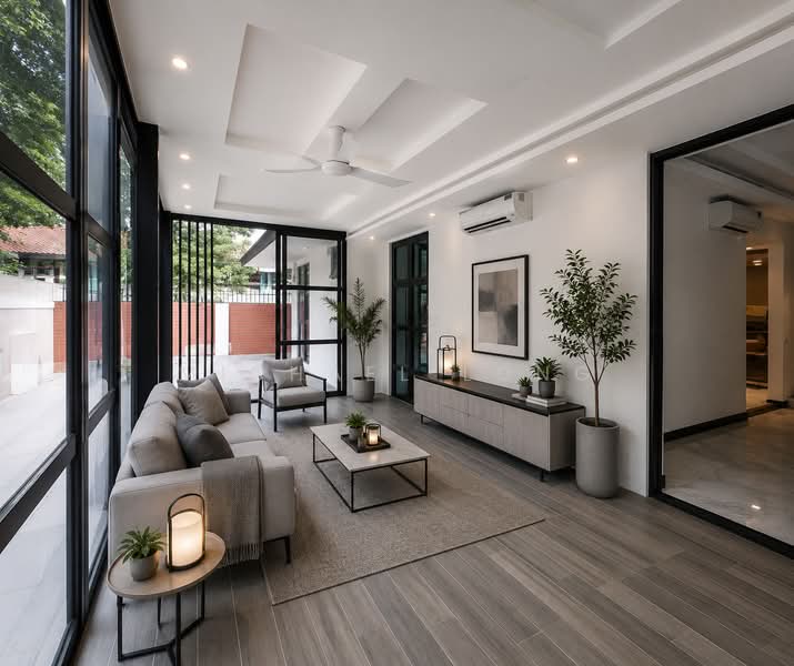 Comfort Garden, Hong San Walk, 6 Bedrooms, 5,000 sqft, Semi-Detached House For Rent, by Michael Long, 500212516 - Concept Side hall - PropertyGuru.com.sg