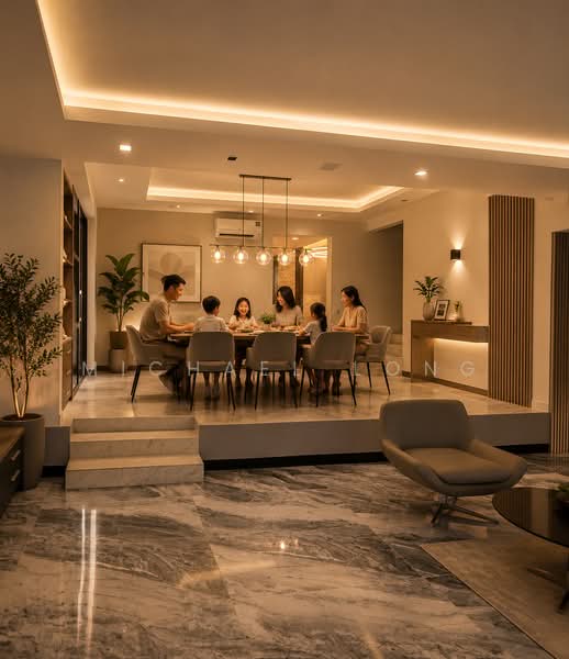 Comfort Garden, Hong San Walk, 6 Bedrooms, 5,000 sqft, Semi-Detached House For Rent, by Michael Long, 500212516 - Dining Room - PropertyGuru.com.sg
