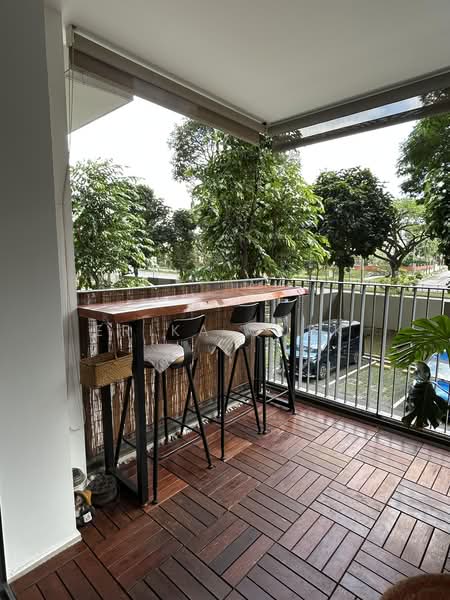 The Topiary, 21 Fernvale Lane, 3 Bedrooms, 1,044 sqft, Executive Condominium For Rent, by Erika Quek, 500212531 - Balcony - PropertyGuru.com.sg