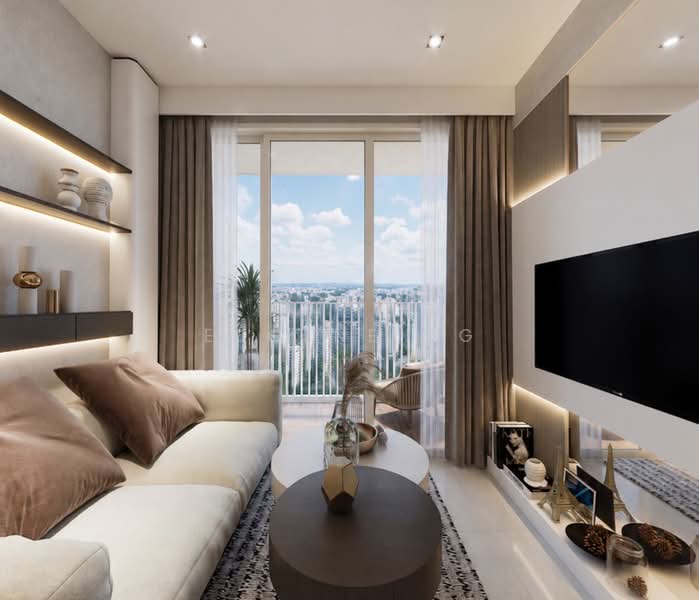Lentor Hills Residences, Lentor Hills Road (Parcel A), Ang Mo Kio, 1 Bedroom, 484 sqft, Apartment For Sale, by Eugene Ng, 500212574 - Living Room - PropertyGuru.com.sg