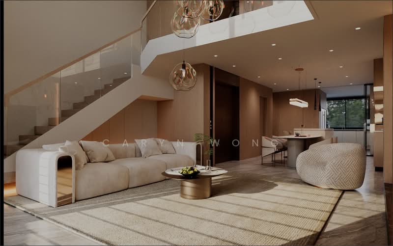 Dafne Street, Dafne Street/ Fidelio Street/ Aida Street/ Opera Estate, East Coast / Marine Parade, 5 Bedrooms, 4,263 sqft, Terraced House For Sale, by Caryn Wong, 500212674 - Living Room - PropertyGuru.com.sg