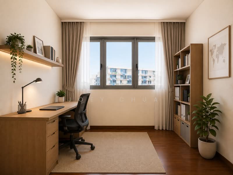 Arc at Tampines, 11 Tampines Avenue 8, 3 Bedrooms, 1,130 sqft, Executive Condominium For Sale, by Joey Chua, 500212685 - Common Bedroom 2 (virtual staging) - PropertyGuru.com.sg