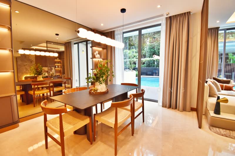 Greenwood Mews, 271 Greenwood Avenue, 5 Bedrooms, 3,100 sqft, Cluster House For Sale, by Seah Siew Yong, 500212704 - Dining Room - PropertyGuru.com.sg