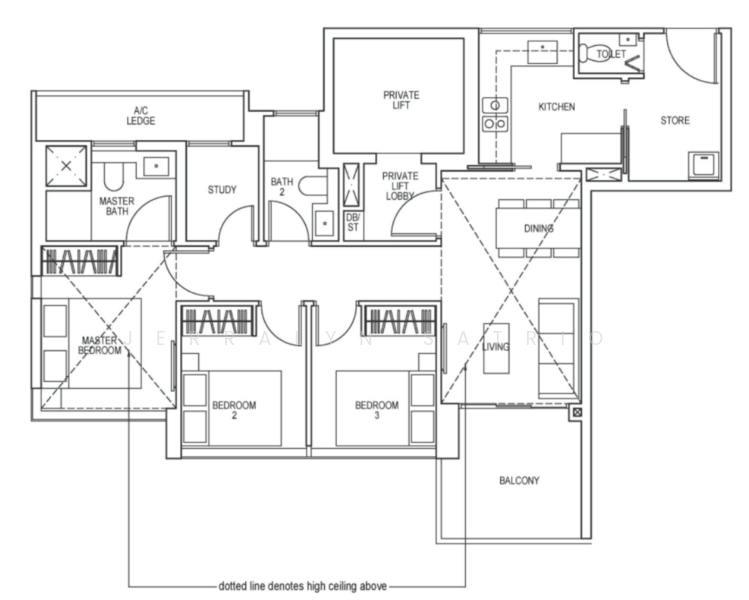 Sky Everton, 50 Everton Road, 3 Bedrooms, 1,109 sqft, Condominium For Sale, by Jerralyn Satrio, 500212796 - PropertyGuru.com.sg