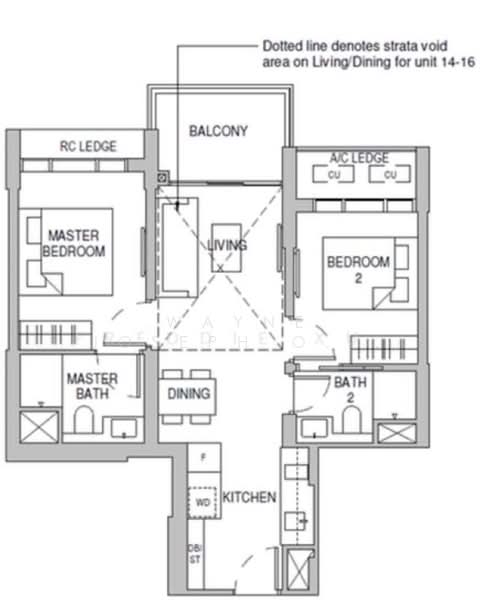 Sceneca Residence, Tanah Merah Kechil Link, 2 Bedrooms, 689 sqft, Condominium For Sale, by Wayne Joseph Ong 王伟洋, 500212813 - PropertyGuru.com.sg