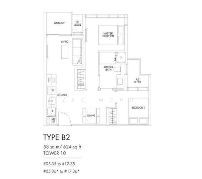 Sims Urban Oasis, 2 Sims Drive, 2 Bedrooms, 624 sqft, Condominium For Rent, by Zac Mohd, 500212918 - PropertyGuru.com.sg